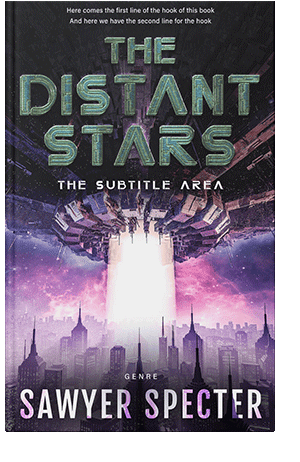 Pre Made Book Cover Thistle