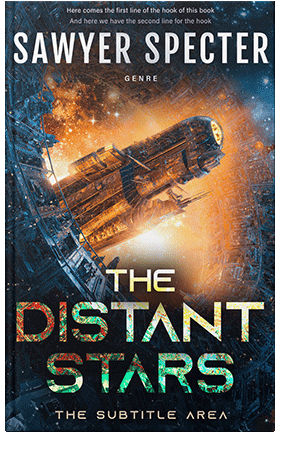 Pre Made Book Cover Harvest Gold