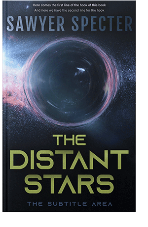 Pre Made Book Cover Ebony