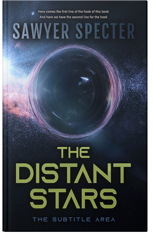 Front view of Premade Science Fiction Book Cover - Ebony