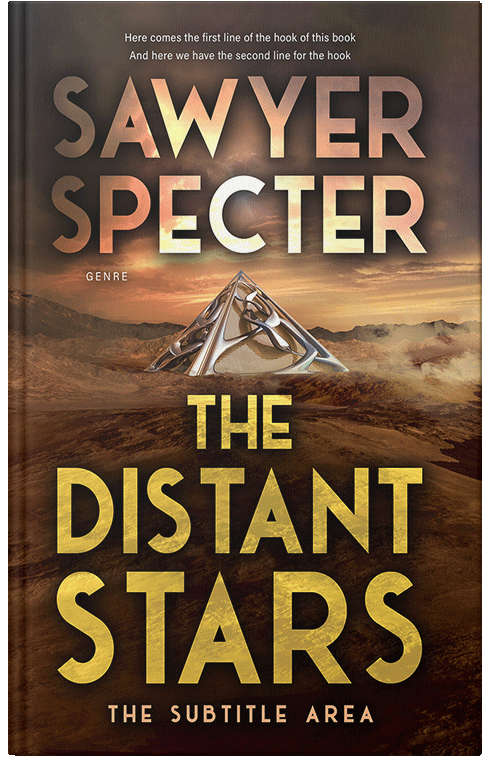 Front view of Premade Science Fiction Book Cover - Apache