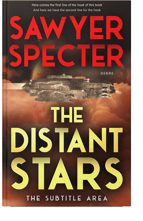 Front view of Cocoa Bean #9150 - Premade Science Fiction Book Cover