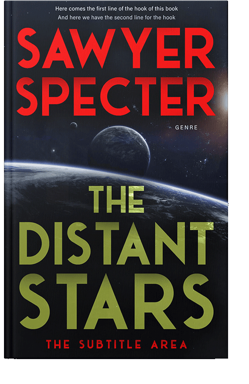 Front view of Copper #9151 - Premade Science Fiction Book Cover