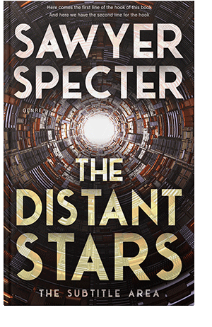 Pre Made Book Cover Grain Brown