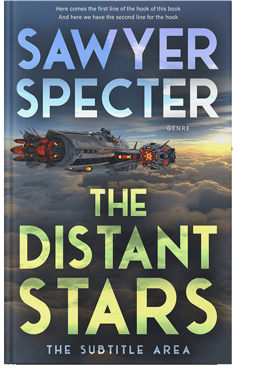 Front view of River Bed #9154 - Premade Science Fiction Book Cover