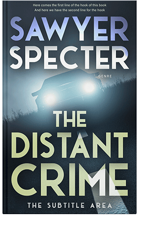 Pre Made Book Cover Sea Mist