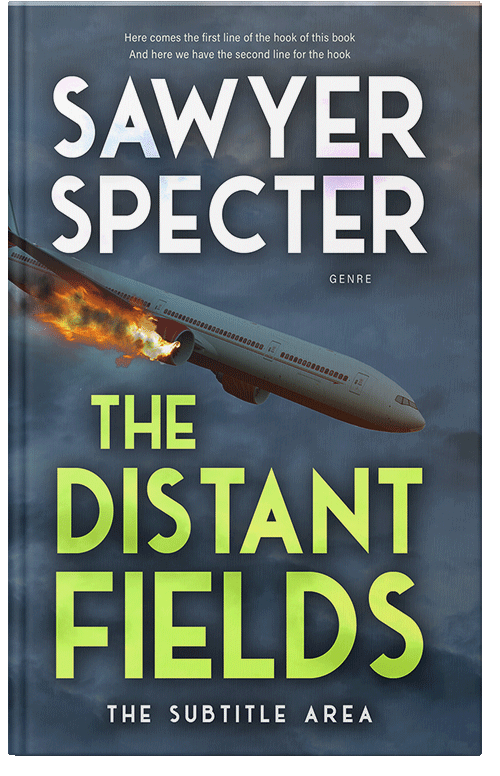 Front view of Premade Mystery & Thriller & Suspense Book Cover - Oxford Blue