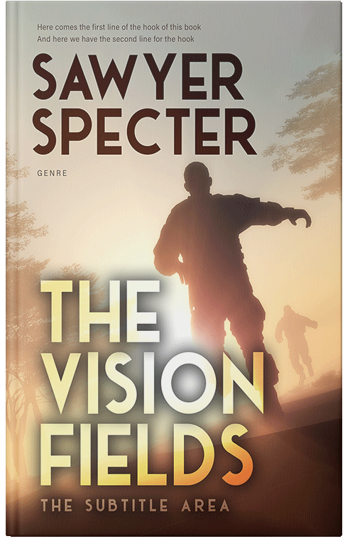 Front view of Premade Action & Adventure Book Cover - Akaroa