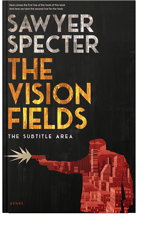 Front view of Raw Sienna #9171 - Premade Mystery & Thriller & Suspense Book Cover