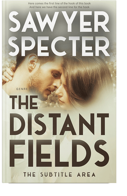 Front view of Satin Linen #9174 - Premade Romance Book Cover