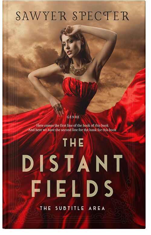 Front view of Van Cleef #9196 - Premade Fantasy Book Cover