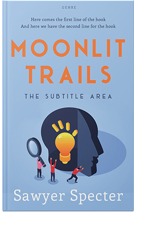 Pre Made Book Cover Cornflower