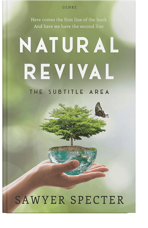 Front view of Sage #9216 - Premade Science & Nature Book Cover