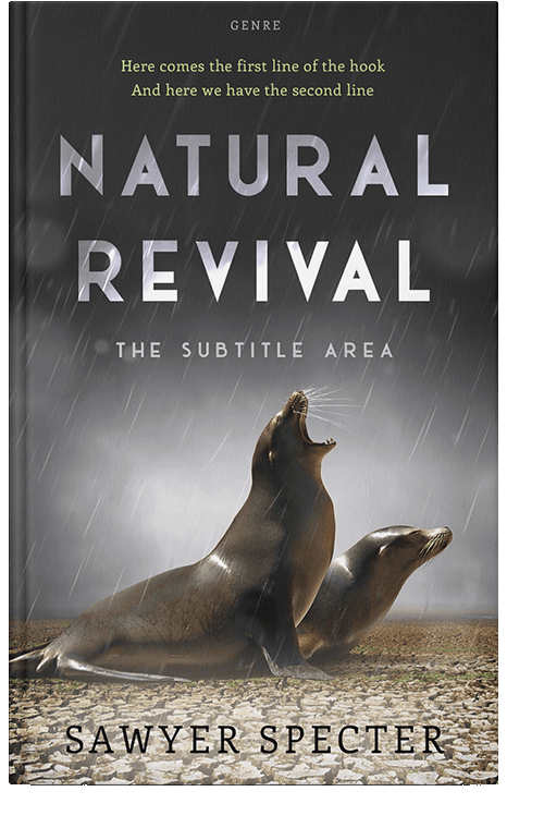 Front view of Dune #9218 - Premade Science & Nature Book Cover