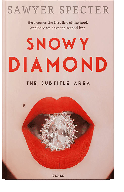 Front view of Almond #9220 - Premade Erotica Book Cover