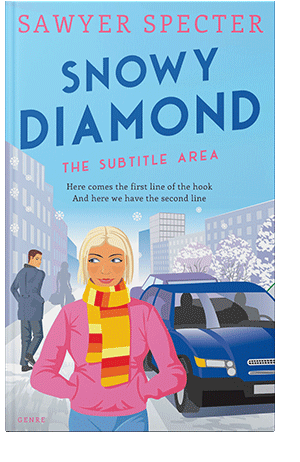 Pre Made Book Cover Cornflower