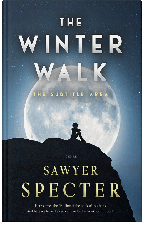 Front view of Premade Surreal Book Cover - Big Stone