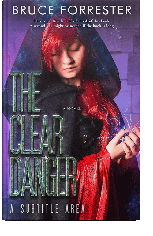 Front view of Bleached Cedar #9231 - Premade Fantasy Book Cover