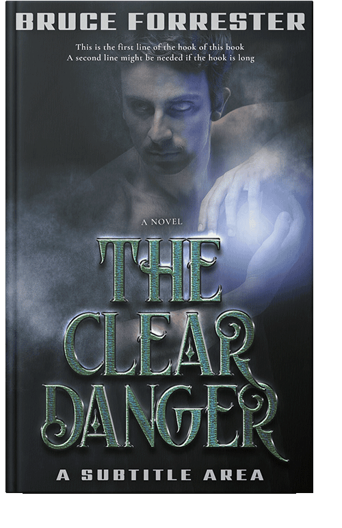 Front view of Outer Space #9232 - Premade Fantasy Book Cover