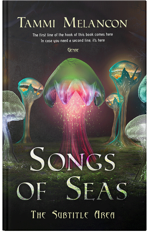 Front view of Dune #9235 - Premade Fantasy Book Cover