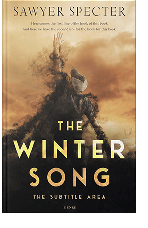 Pre Made Book Cover Cod Gray