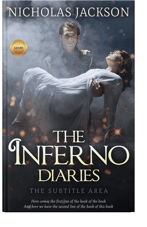 Front view of Tuna #9253 - Premade Fantasy Book Cover