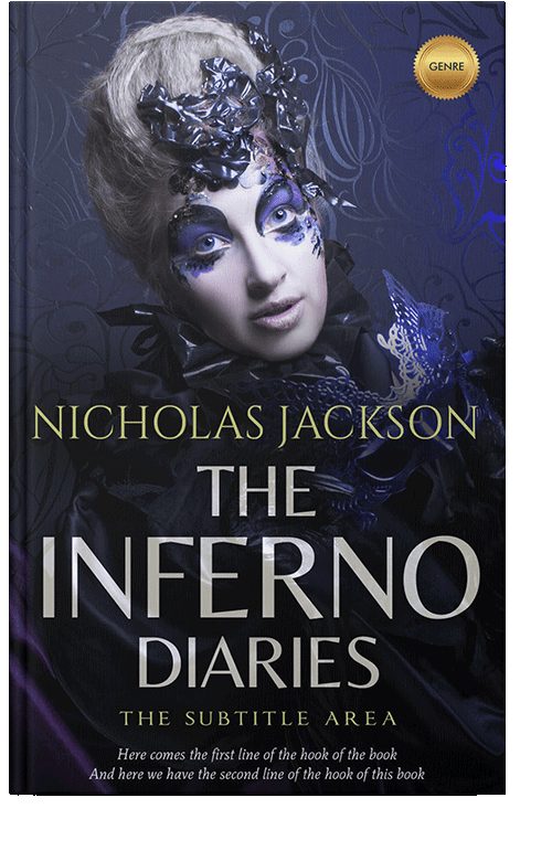 Front view of Mirage #9258 - Premade Fantasy Book Cover