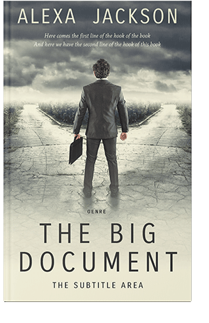 Pre Made Book Cover Moon Mist