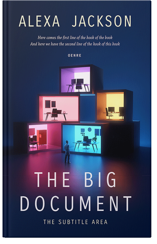 Front view of Bunting #9275 - Premade Self-Improvement & Self-Help Book Cover