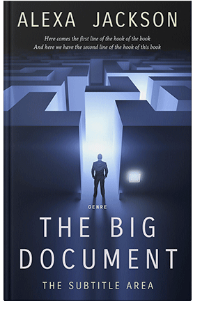 Pre Made Book Cover Big Stone