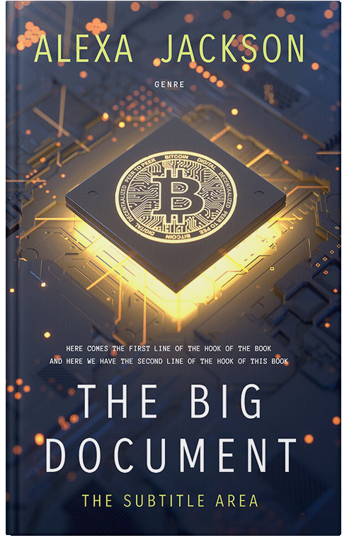 Front view of Premade Business Book Cover - Tuna