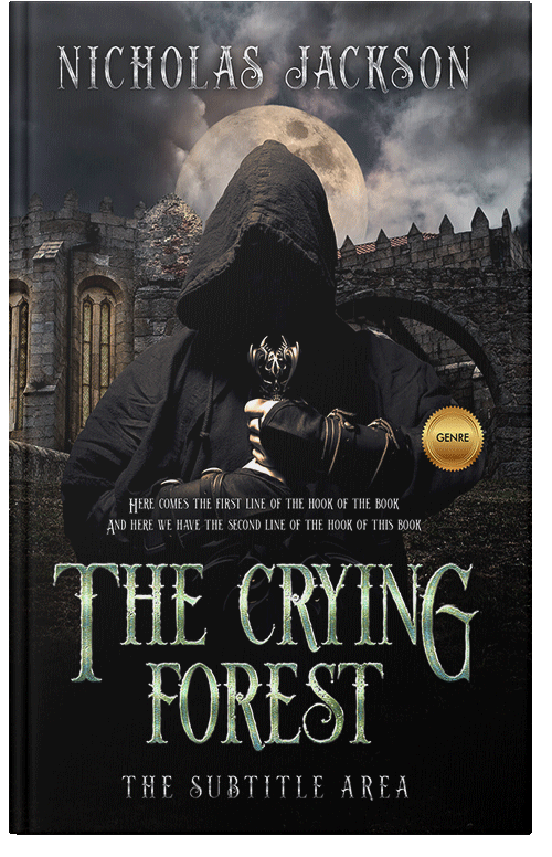 Front view of Premade Fantasy Book Cover - Nomad