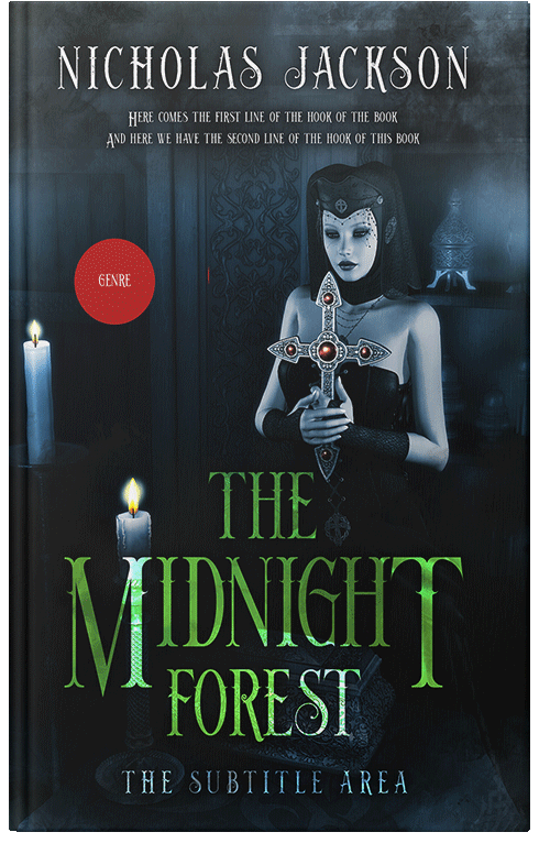 Front view of Bunker #9302 - Premade Fantasy Book Cover