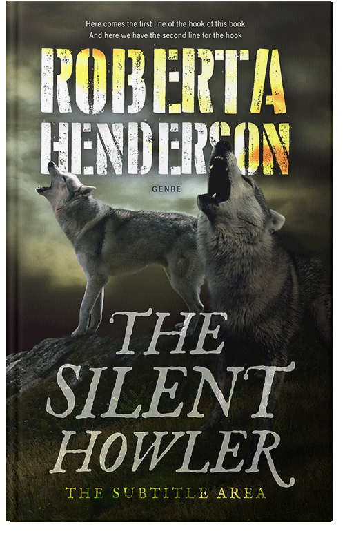 Front view of Chino #9306 - Premade Horror Book Cover