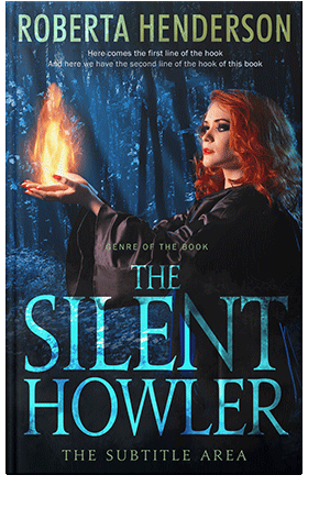 Pre Made Book Cover Ebony