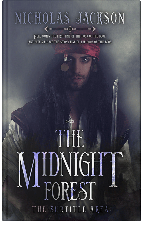 Front view of Charade #9334 - Premade Historical Book Cover