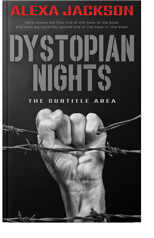 Front view of Cod Gray #9345 - Premade Mystery & Thriller & Suspense Book Cover