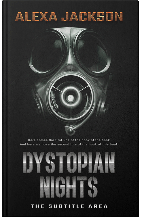 Front view of Heavy Metal #9350 - Premade Apocalyptica Book Cover