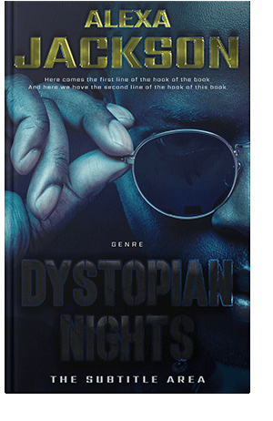 Pre Made Book Cover Black