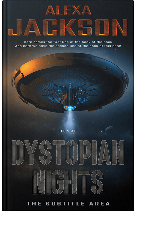 Front view of Shark #9360 - Premade Apocalyptica Book Cover