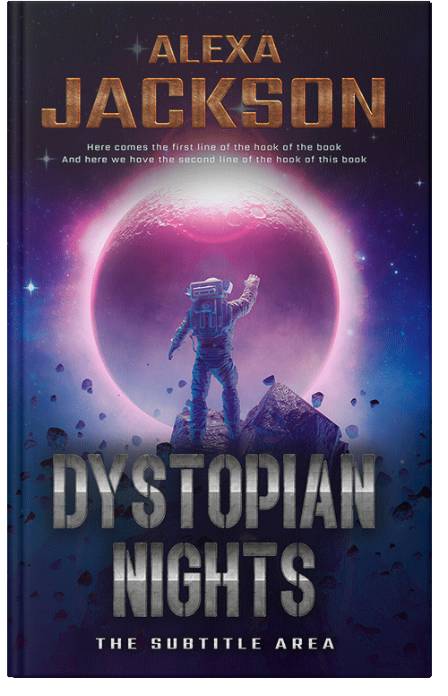 Front view of Haiti #9366 - Premade Science Fiction Book Cover