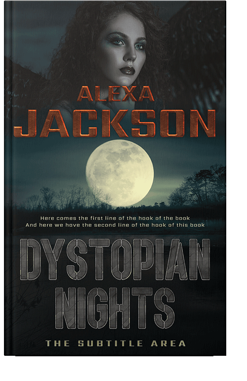 Front view of Bunker #9367 - Premade Horror Book Cover