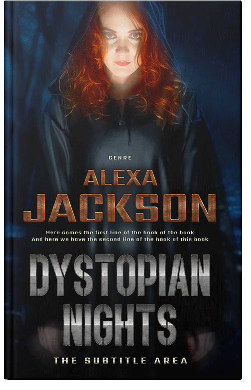 Front view of Bunker #9371 - Premade Fantasy Book Cover