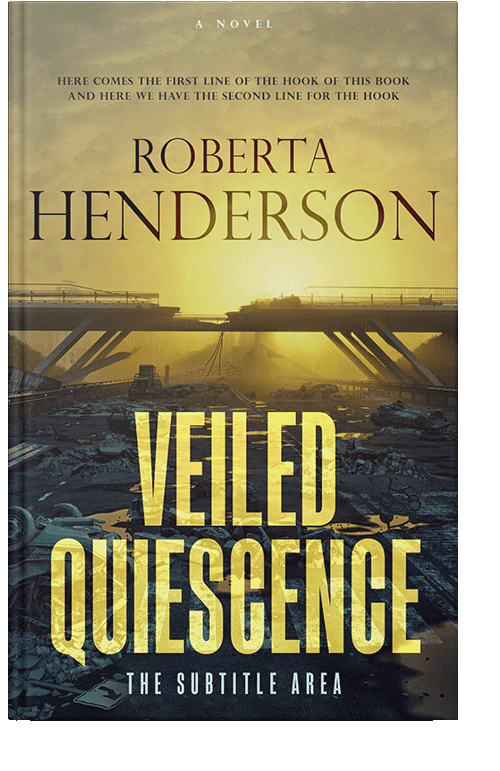 Front view of Laser #9381 - Premade Apocalyptica Book Cover