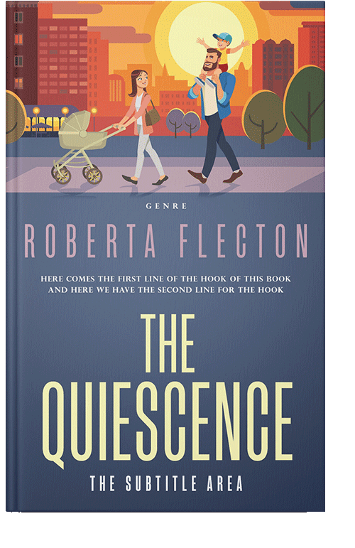 Front view of Blue Bayoux #9392 - Premade Family & Parenting Book Cover