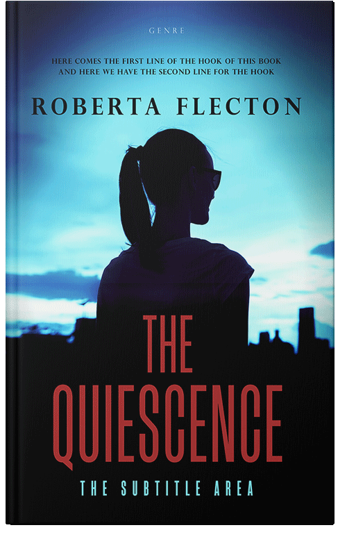 Front view of Premade Mystery & Thriller & Suspense Book Cover - Ebony