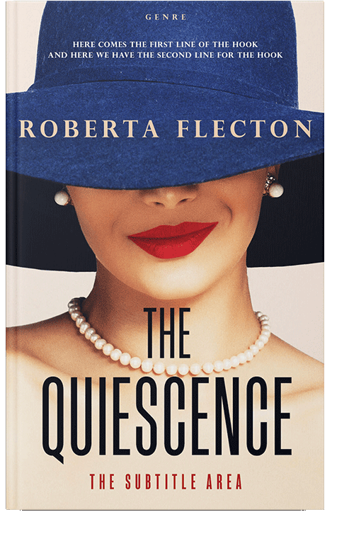 Front view of Albescent White #9398 - Premade Chick Lit Book Cover