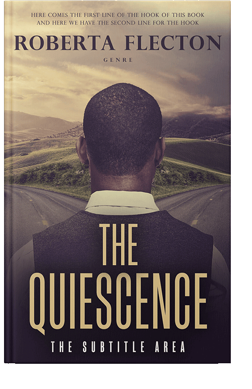 Front view of Blackcurrant #9406 - Premade Business Book Cover