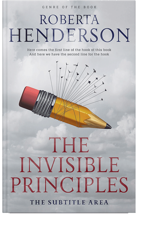 Front view of Iron #9416 - Premade Business Book Cover