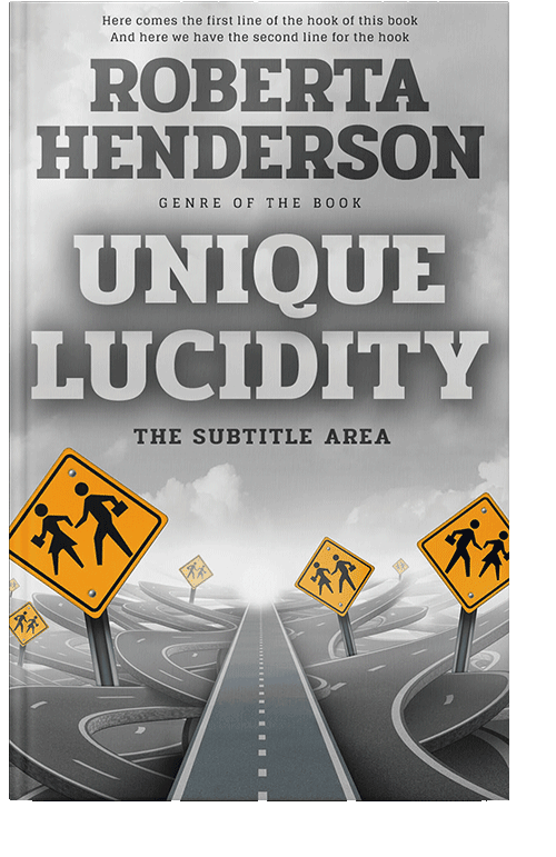 Front view of Gray Nickel #9421 - Premade Self-Improvement & Self-Help Book Cover